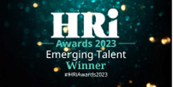 HRi Awards 2023 Emerging Talent Winner